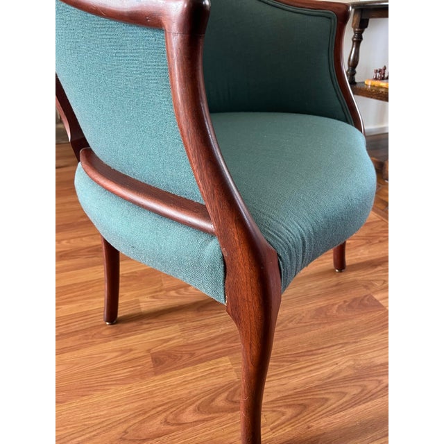 Georgian Style Mahogany Tub Chairs - A Pair For Sale - Image 9 of 10