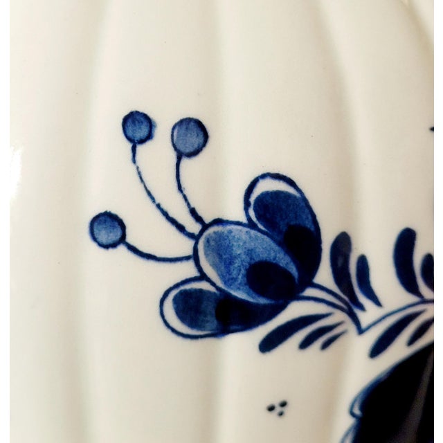 Antique Hand-Painted Delft Blue Vase, Holland, 19th Century For Sale - Image 10 of 18