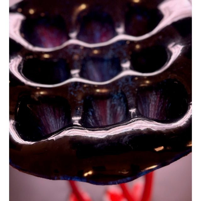 1990s Signed Peter Crisp Glass Art For Sale In Houston - Image 6 of 9