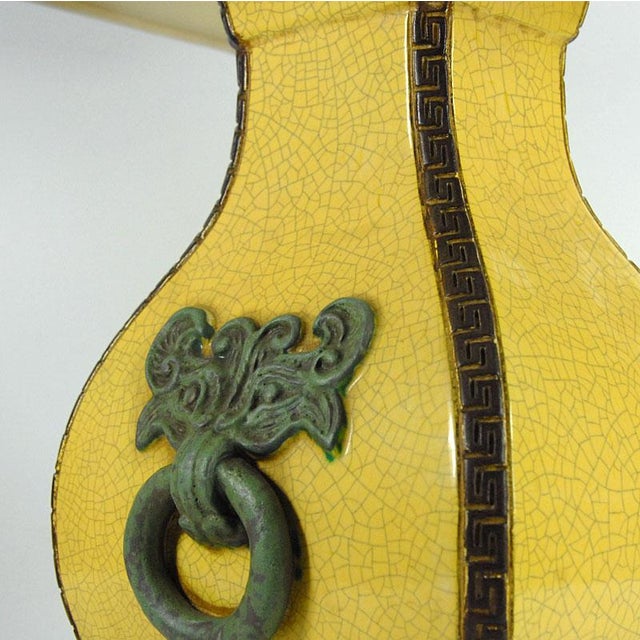 1960s Ceramic Table Lamp in the style of Ugo Zaccagnini, 1960s For Sale - Image 5 of 11