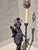 Figural Bronze Patinated Lamp For Sale - Image 4 of 14
