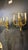 Circa 1920 French Empire style 3 lights sconces, with Lions heads and warriors helmets as cups