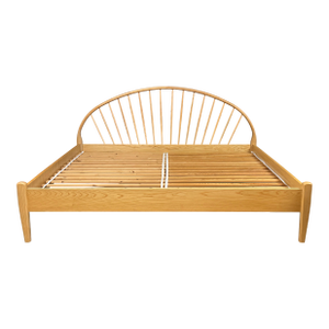 Oak King Platform Bed by Jespersen