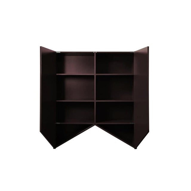 Bridges Cabinet in Aubergine Lacquer from Muller Van Severen For Sale - Image 4 of 13