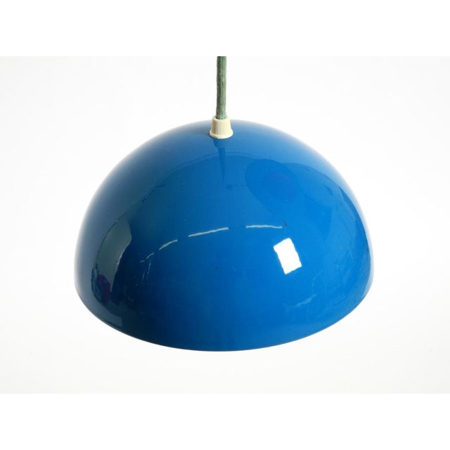 Enamelled Double Shade Flower Pot Pendant Lamp by Verner Panton for Louis Poulsen, Denmark, 1970s For Sale - Image 12 of 18