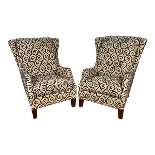 Stickley Upholstered Tempe Lounge Chairs - a Pair For Sale