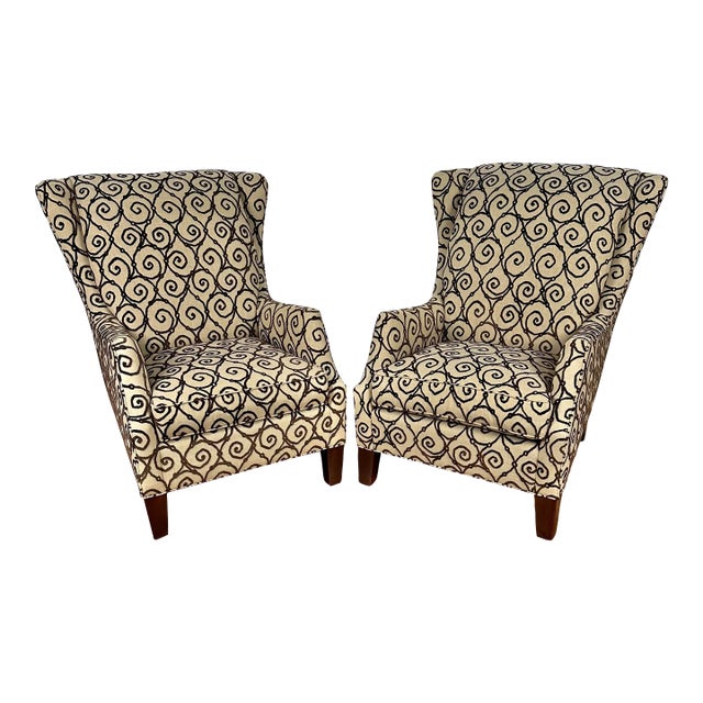 Stickley Upholstered Tempe Lounge Chairs - a Pair For Sale