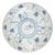 Chinese Blue & White Floral Plate, C. 1850 For Sale