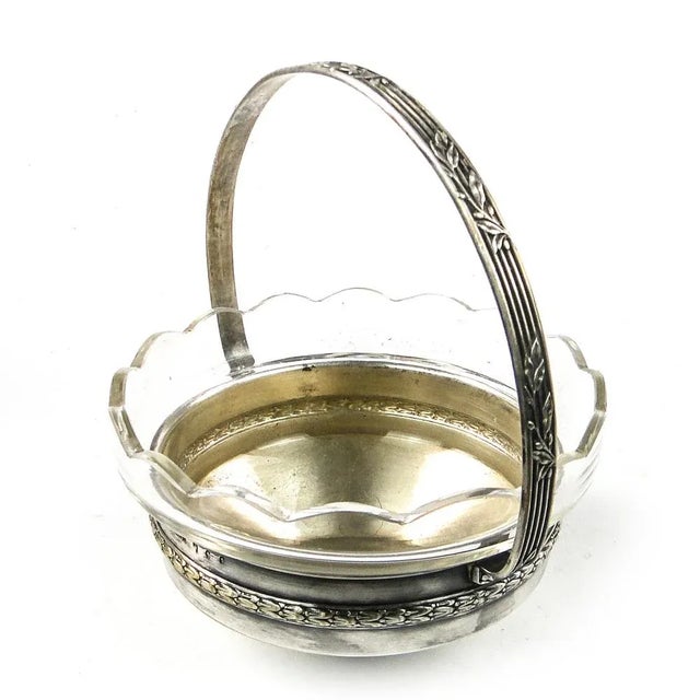 Metal Art Deco Sugar Bowl from Bracia Henneberg, 1930s For Sale - Image 7 of 13