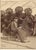A sepia tone black and white photograph of a basket weaver in Europe, probably Italy or Greece. Unsigned, combined...