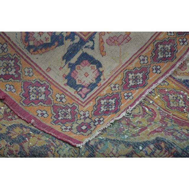 Antique Turkish Hand Knotted Wool Rug, 4'3''x7' For Sale In New York - Image 6 of 6