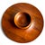Wood Mid 20th Century Hand Turned Black Walnut Wood Chip and Dip Set, 2 Pieces For Sale - Image 7 of 15