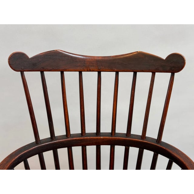 Wood 18th Century “Comb Back” English Windsor Armchair For Sale - Image 7 of 12