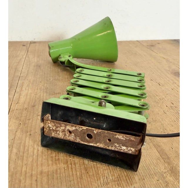 Vintage Industrial German Scissor Wall Lamp from Kaiser Leuchten, 1960s For Sale - Image 16 of 18