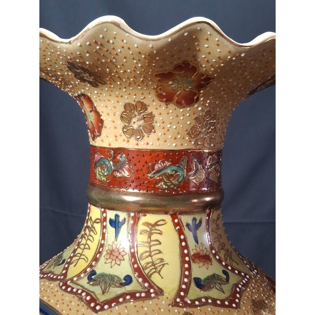 Decorative Polychrome Chinese Vase, 1890s For Sale - Image 9 of 10