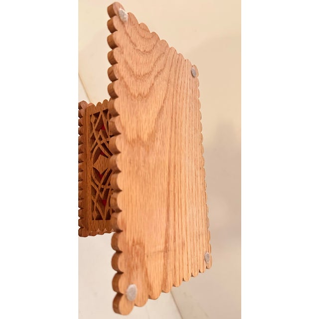 1980s Carved Fretwork Crucifix on Stepped Base For Sale - Image 10 of 10