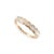 Gender: Ladies Metal Type: 14K Yellow Gold Ring Size: 8 Width: 2.50 mm Weight: 2.50 grams Ladies 14K yellow gold seven-...