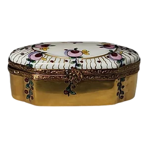 Vintage Limoges Rochard Art Deco Trinket Box