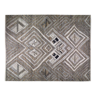 Moroccan Hand Knotted Wool Rug, 11'9'x15'2'' For Sale