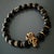 Onyx Stone King Skull Men's Beaded Bracelet For Sale In Miami - Image 6 of 9