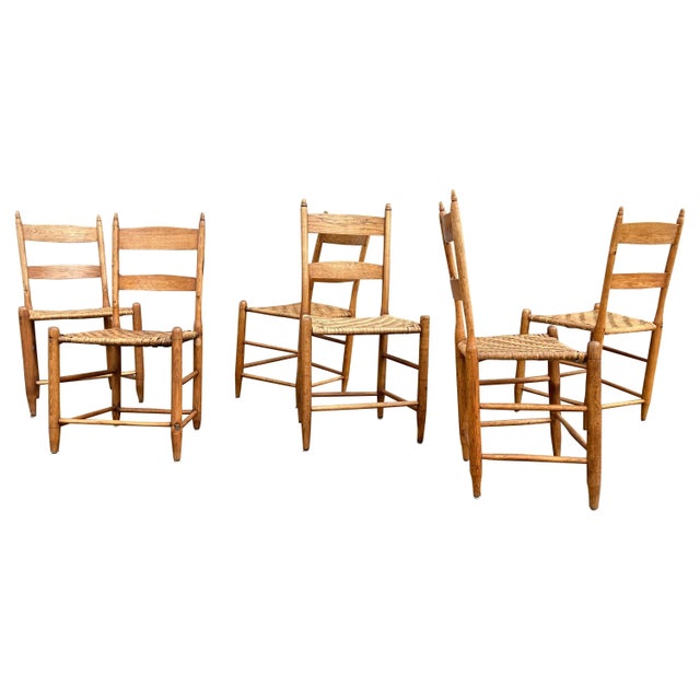 Late 19th Century Wood Dining Chairs - Set of 6 For Sale - Image 13 of 13