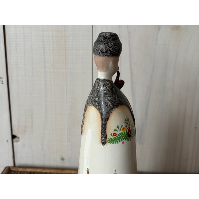 Hungarian Porcelain Figurine, Budapest Man, European Collectible, Aquincum Porcelain, Hungarian Man in Traditional Dress For Sale - Image 9 of 11