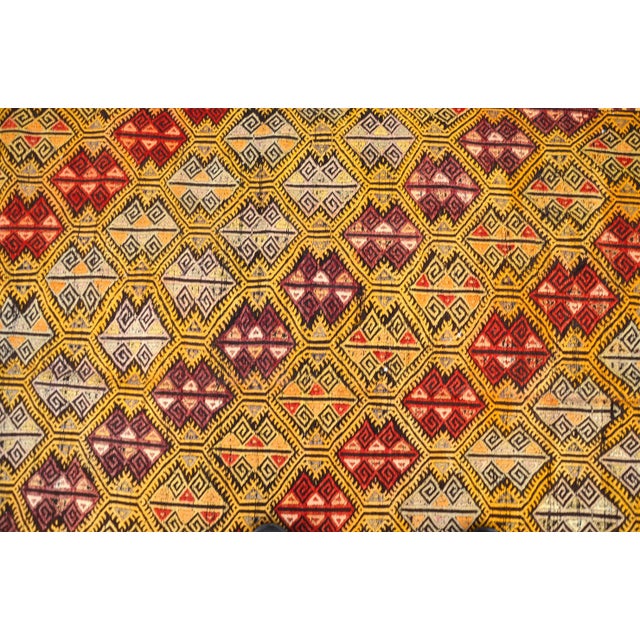 1960s Anatolian Floor Kilim Rug For Sale - Image 6 of 11