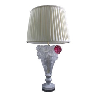 Chang'e Liuli Rose Table Lamp For Sale