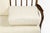 Danish Modern Solid Walnut Spindle Back Sofa in Schumacher Fabric, Circa 1960 For Sale - Image 18 of 18