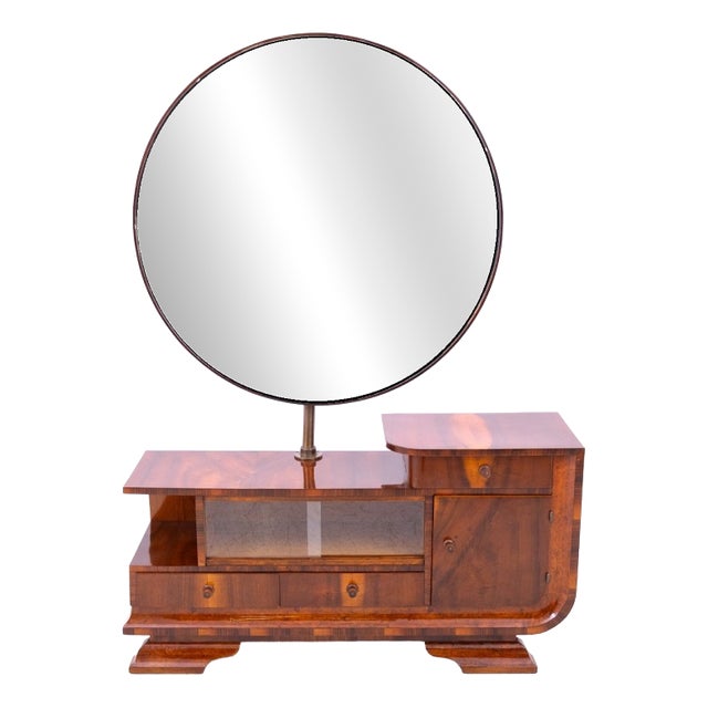 Art Deco Dressing Table, Poland, 1930s For Sale