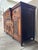 Late 19th Century Antique Victorian Walnut Sideboard Featuring Intricate Hand Carvings and Original Ornate Brass Hardware For Sale - Image 5 of 12
