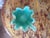 1960s Ruffled Murano Turquoise Blue Dish Bowl For Sale - Image 9 of 9