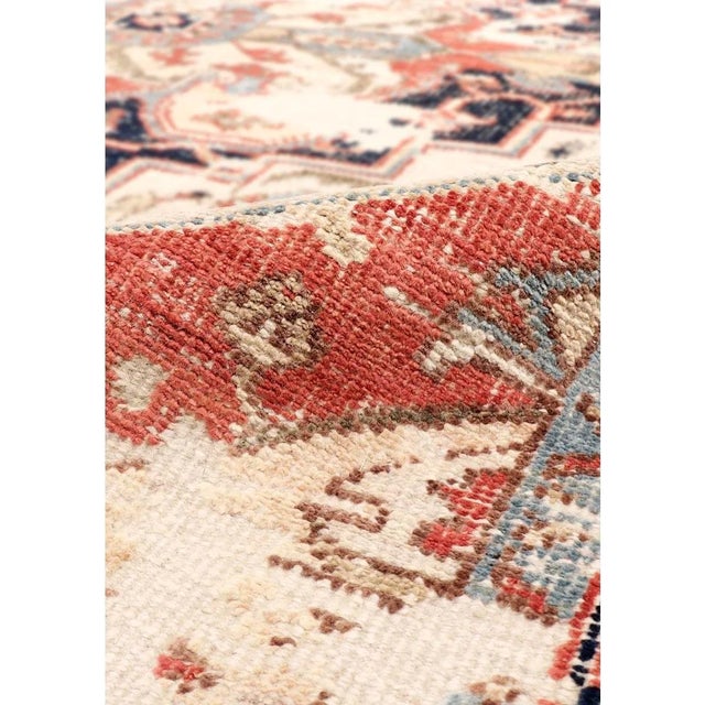 Serapi Wool Ivory Area Rug- 4'10'' X 8' 2'' For Sale - Image 4 of 6