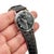 1950 Hamilton Thin-O-Matic Wristwatch W/ Black Dial on Leather Band For Sale - Image 4 of 10
