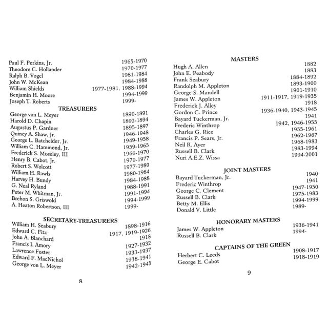 Paper Myopia Hunt Club Members 2001 Annual Booklet For Sale - Image 7 of 9