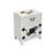 Chinese Off White Vinyl Moon Face Flower Graphic End Table Nightstand For Sale - Image 4 of 12