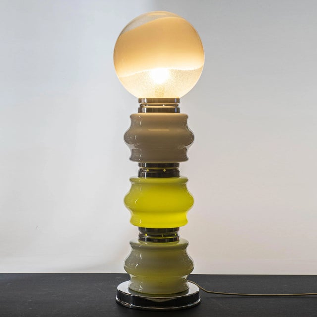 Mid-Century Modern Lamp by Carlo Nason for Mazzega, 1960s For Sale - Image 3 of 9