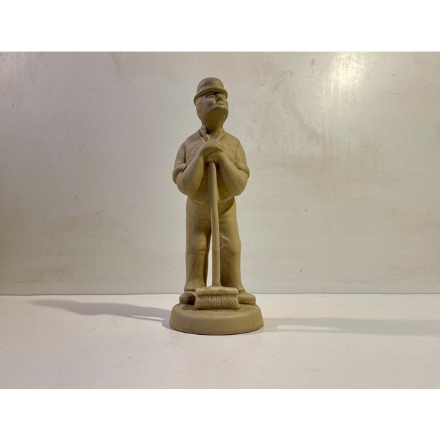 Ceramic Mid-Century Danish Ceramic Ornament The Proud Caretaker from Søholm, 1970s For Sale - Image 7 of 9