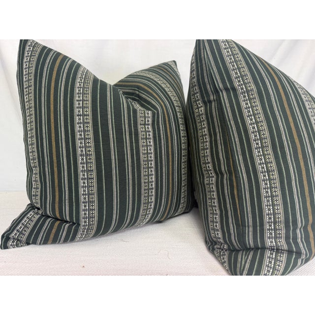 Transitional Zak + Fox "Mori" in 01 22" Pillows-a Pair For Sale - Image 3 of 3