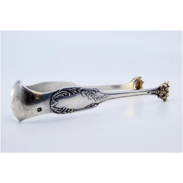 Metal Silver Ice Tongs in the Shape of Claws. For Sale - Image 7 of 10