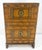 1960s Chest on Chest Two Part Asian Campaign Style Two Doors Cabinet Dresser Storage For Sale - Image 5 of 12