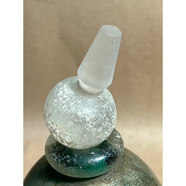1970s 1970s Gambaro and Poggi Murano Scavo Scent Bottle For Sale - Image 5 of 6