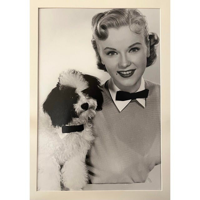 Original 1950s Vintage Hollywood Glamour Portrait of Connie Francisby Virgil Apger c.1955. Presented matted and framed....