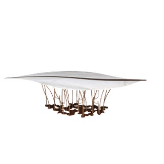 Leaf Marble Table in Calacatta & Eramosa Marble from VGnewtrend, Italy For Sale