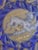 Vintage A. Barton Creation 24k Gold & Cobalt Blue Glass Seder Plate - 13.25" For Sale - Image 13 of 16