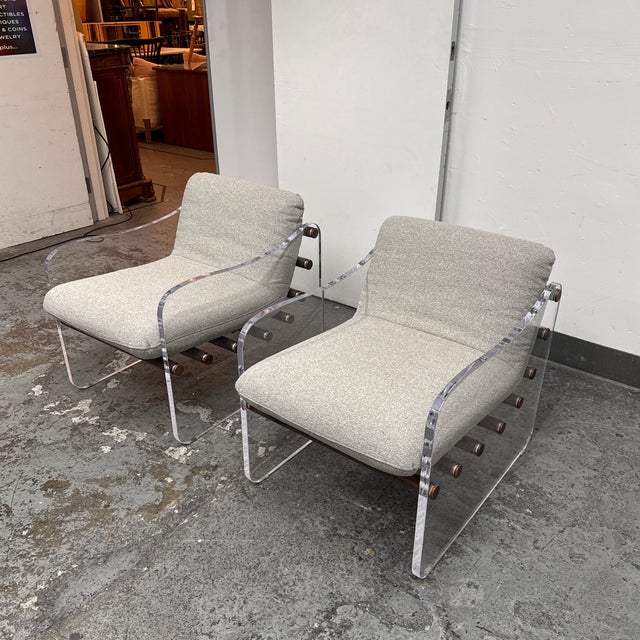 2020s Four Hands Cassius Lounge Chairs, Pair For Sale - Image 5 of 12
