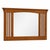 Wood Mission Oak Dresser With Mirror For Sale - Image 7 of 7
