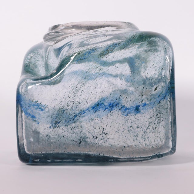 Glass Murano Glass Vase For Sale - Image 7 of 12