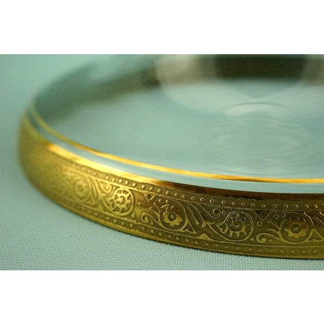 Antique Fine Crystal Glass Goblet in Pure Gold by Ludwig Moser, 1890s For Sale - Image 18 of 18