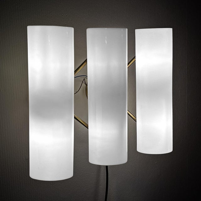 Hans Bergström Mid-Century Modern Wall Lamp by Hans Bergström for Ateljé Lyktan, 1950s For Sale - Image 4 of 16